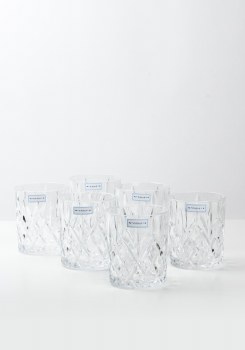 Newbridge Silverware Whiskey Glasses Set of 6