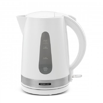 Kettle White 1.7Ltr Steelex