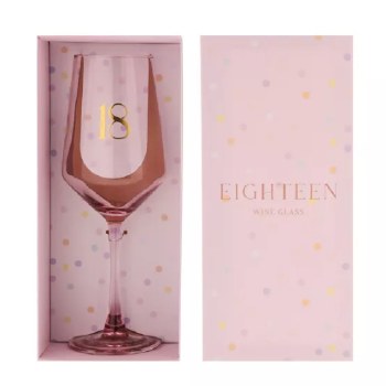 Wine Glass 18th Birthday