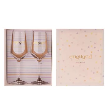 Wine Glass Pair Engaged