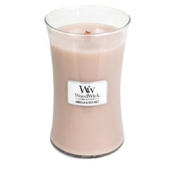 WoodWick Candles Large Jar Sea Salt &amp; Vanill
