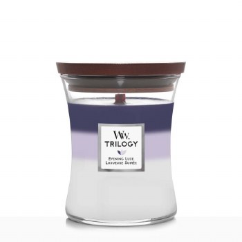 WoodWick Candles Mediumium Jar Tri Evening Luxe
