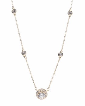 Newgrange Living Yellow Gold Circular Round Cut Diamond Pendant
