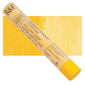 R&F Pigment Sticks, 38ml, Cadmium Yellow Deep