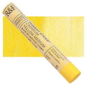 R&F Pigment Sticks, 38ml, Cadmium Yellow Medium