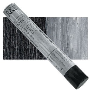 R&F Pigment Sticks, 38ml, Ivory Black