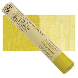 R&F Pigment Sticks, 38ml, Olive Yellow