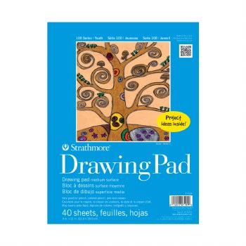 Kids Drawing Paper Pads, 9x12, 40 Shts/Pad