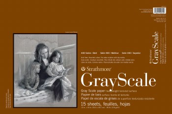 Gray Scale Paper Pads, 12" x 18" - 15/Sht. Pad