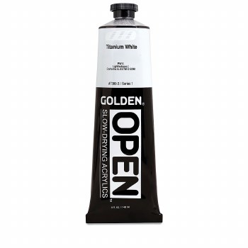 Golden OPEN Acrylics, 5 oz, Titanium White