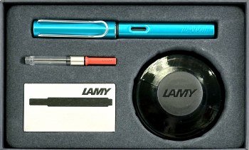Lamy Al-Star Fountain Pen Gift Set, Fine, Turmaline