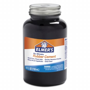 No-Wrinkle Rubber Cement, 4 oz.