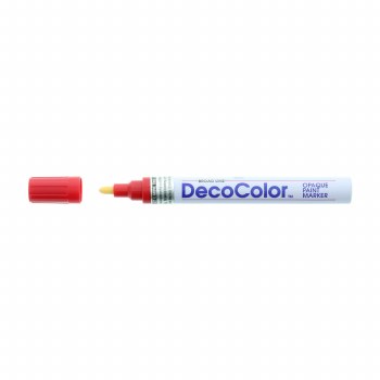 DecoColor Paint Markers, Broad, Red