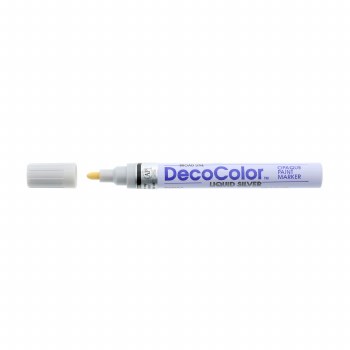 DecoColor Paint Markers, Broad, Silver