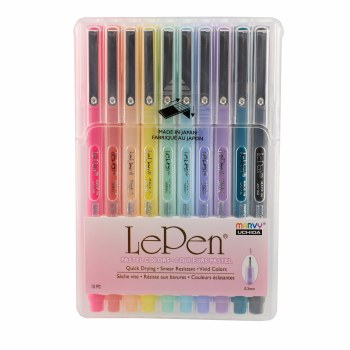 Le Pen Pastel Color 10 Piece Set