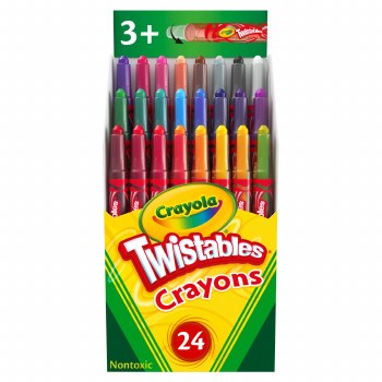 Crayola Twistables Crayons, 24-Color Mini Set