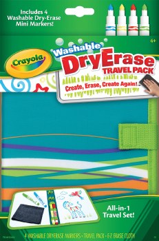 Dry-Erase Travel Pack - Board & Washable Markers