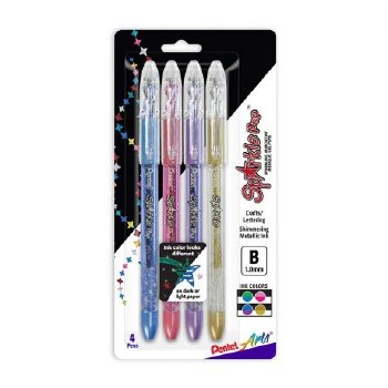 Sparkle Pop Metallic Gel Pen Sets, 4-Pen Set 3