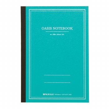 ProFolio Oasis Notebooks, A5 Medium Wintergreen
