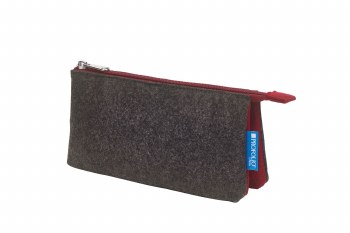 ProFolio Midtown Pouch, 4 in. x 7 in. - Charcoal/Maroon