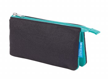 ProFolio Midtown Pouch, 4 in. x 7 in. - Black/Teal