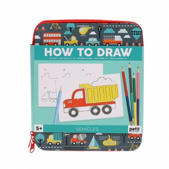 How to Draw Zipper Tin Set, Vehicles