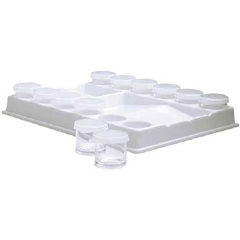 Sealed Cup Palette, 6" x 8" x 1 1/8 in. deep