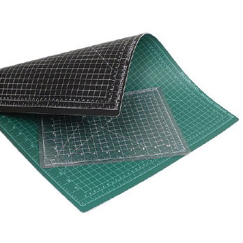 Self-Healing Cutting Mats, 18 in. x 24 in. Double-Sided Green/Black