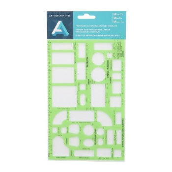 Professional Home Furnishings Templates, 1/4 in.