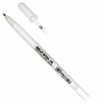 Gelly Roll Pens, Medium Point, White