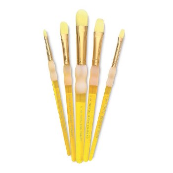 Royal Langnickel Big Kids Brush Yellow Filbert 6