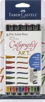 PITT Artist Pens - Calligraphy Art Set of 6