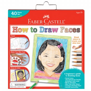 Faber-Castell World Colors How to Draw Faces Set