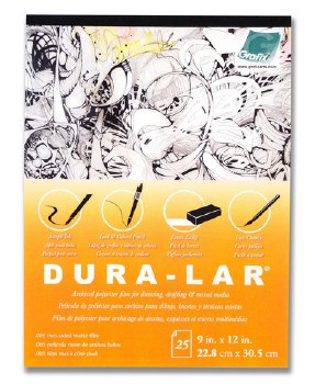 Matte Dura-Lar Pads, 11" x 14" - 25 Shts./Pad, .005