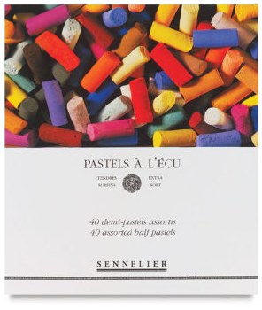 Sennelier Soft Pastel Sets, Half Stick, 40-Color Set