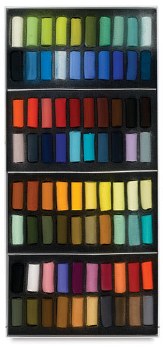 Sennelier Soft Pastel Sets, Half Stick, 80-Color Set