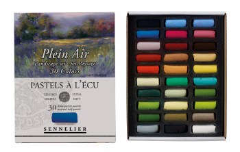 Sennelier Soft Pastel Sets, Half Stick, 30-Color Landscape
