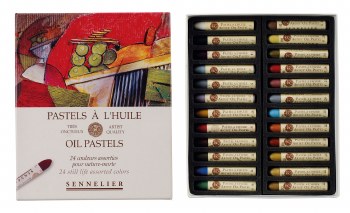Sennelier Oil Pastel Sets, 24-Color Still Life Set