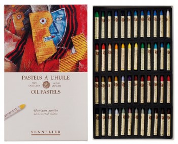 Sennelier Oil Pastel Sets, 48-Color Set