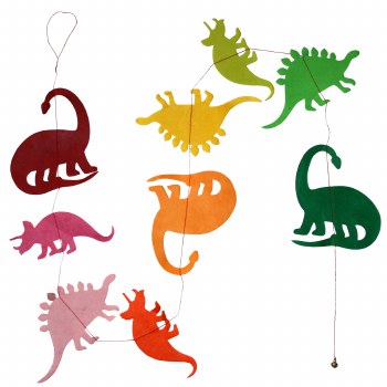 Lamali Handmade Garland - Paper Dinosaurs