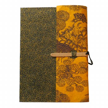 Lamali Wanderer Journal - Gold Brown, 5.9" x 8.3"