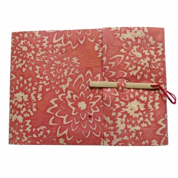 Lamali Gargi Journal - Rose Batik, 8.7" x 5.9"