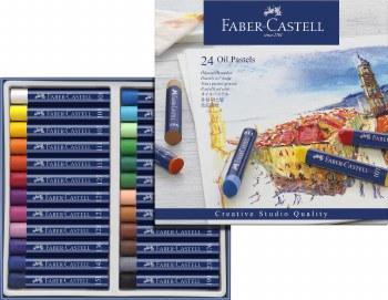 Creative Studio Oil Pastel Sets, 24-Color Set