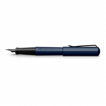 Faber-Castell Hexo Fountain Pen, Blue, Fine
