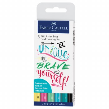 PITT Artist Pens - Hand Lettering Set of 6