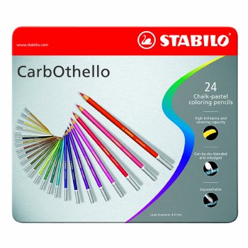 CarbOthello Pastel Pencils, Sets, 24-Color Set