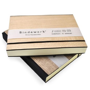 Bindewerk Cherry Wood Journal, 4.5" x 6.5" - Blank