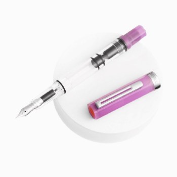 TWSBI Eco Fountain Pen, Glow in the Dark Purple, Fine