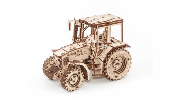 Eco-Wood-Art Mechanical Wooden 3D Puzzle, Tractor Belarus-82 Construction Kit