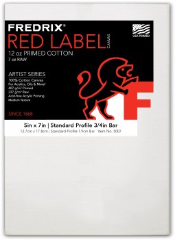 Fredrix Red Label Studio, 5" x 7"